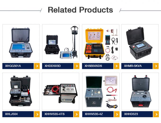 XHSC-60Q سوزش دیجیتال از طریق پل برای موقعیت خطای کابل سوزش از طریق / پل / تشخیص هوشمند 7