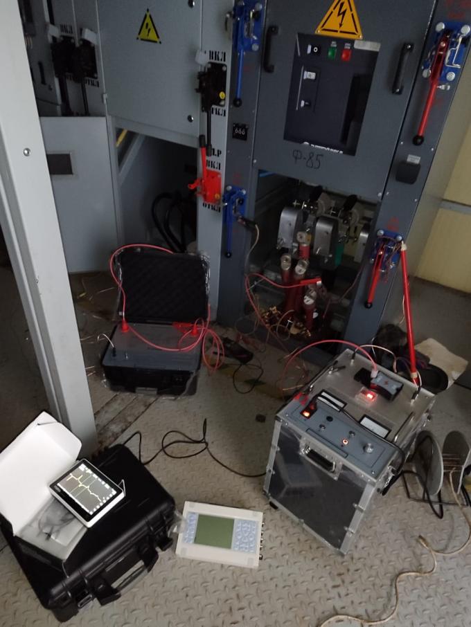 ژنراتور ولتاژ بالا برای آزمایش خطا ولتاژ بالا با ولتاژ ضربه 35kV و انرژی تخلیه 2450J 5