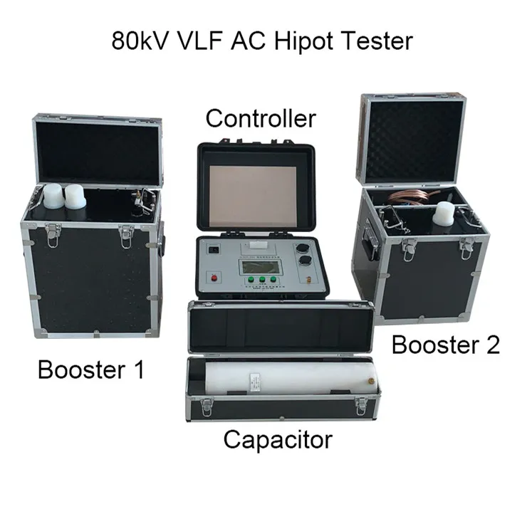 تستر هیپوت کابل ولتاژ بالا AC Vlf 80kv برای صنعت برق 0